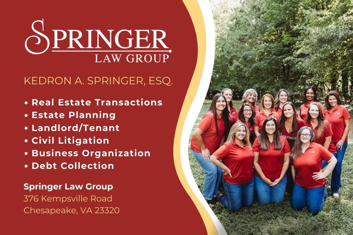 Springer Law Group Top Rated Law Firm in Chesapeake Virginia